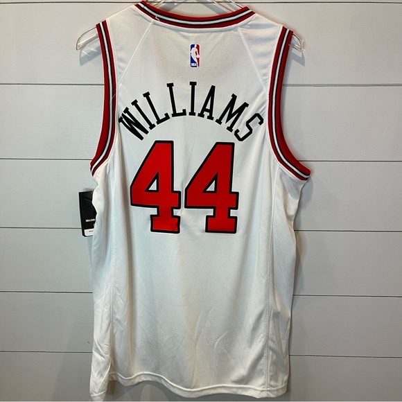 Nike NBA Chicago Bulls #44 Williams White Jersey Adult Size 52 XL NWT - Picture 5 of 5
